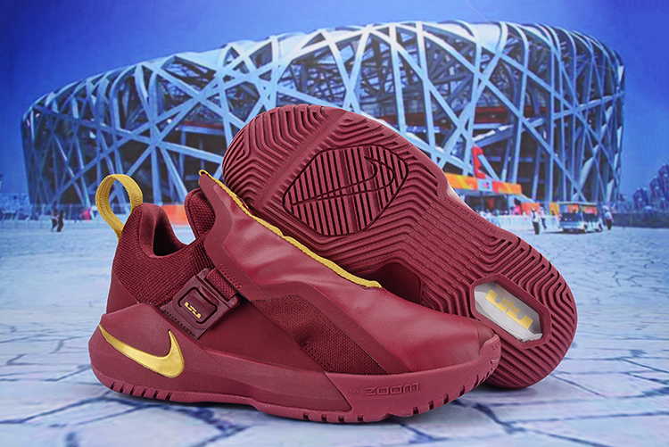 Nike LeBron Ambassador 11 Wine Red Yellow Shoes